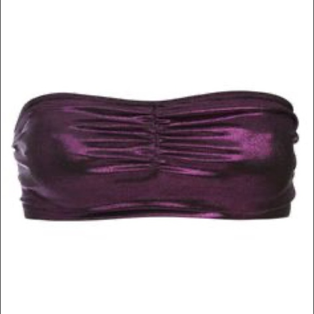Purple Metallic Bandeau
